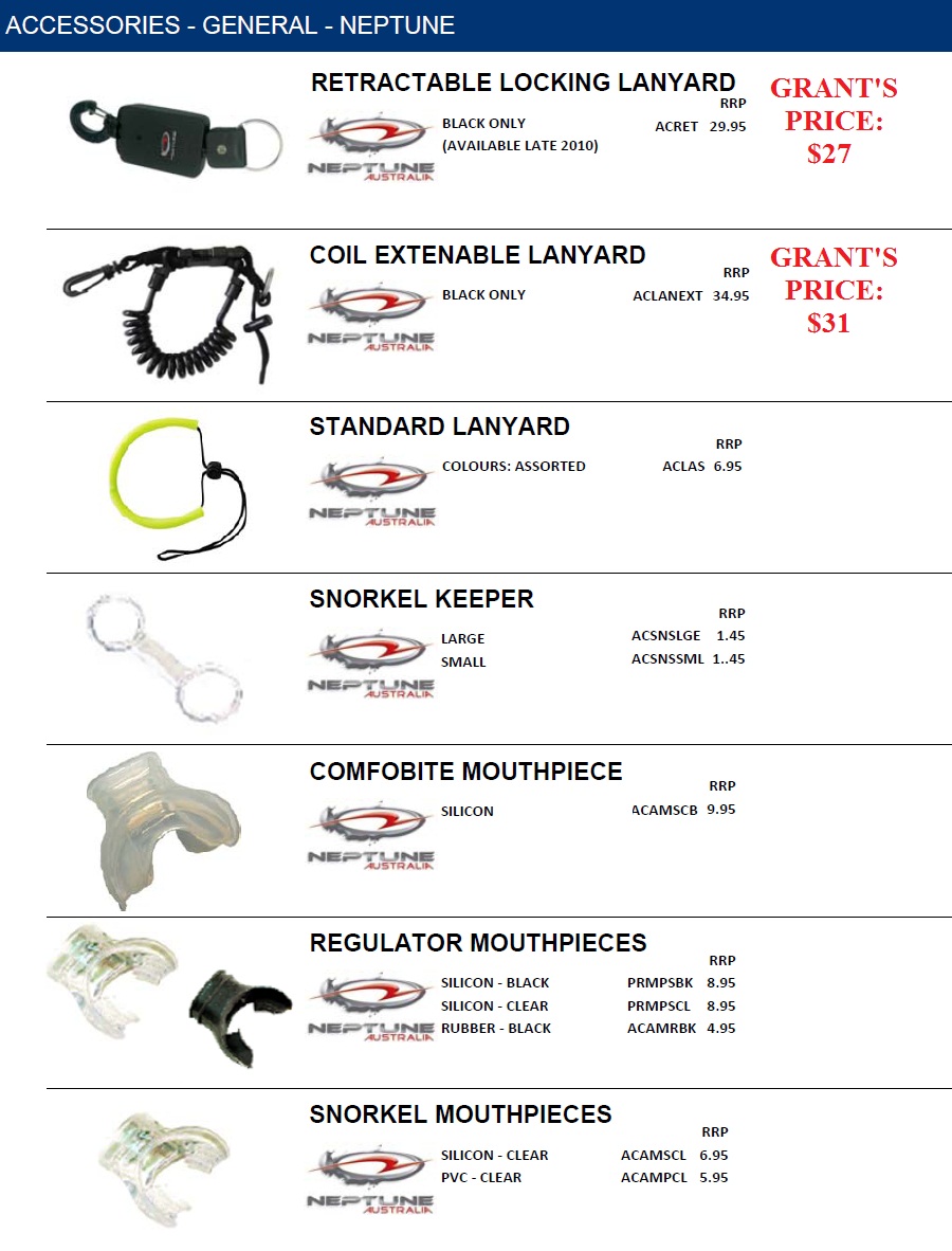 DIVE ACCESSORIES