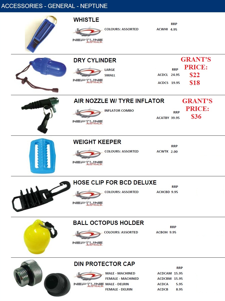 DIVE ACCESSORIES