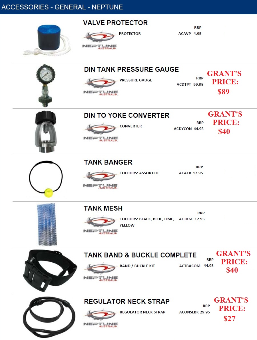 DIVE ACCESSORIES