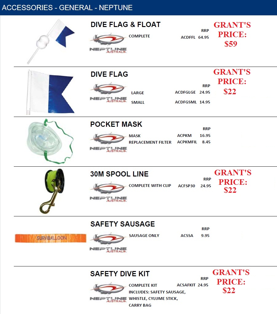 DIVE ACCESSORIES