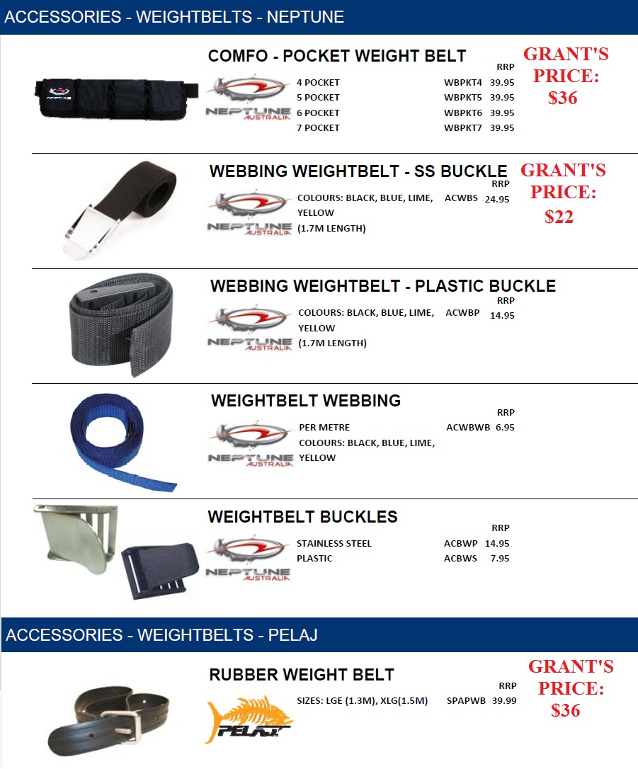 ACCESSORIES-WEIGHTBELTS