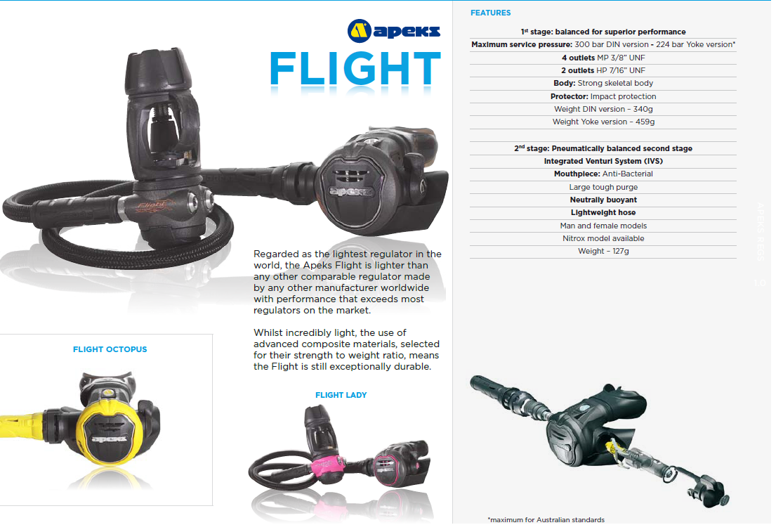 APEKS FLIGHT REGULATORS