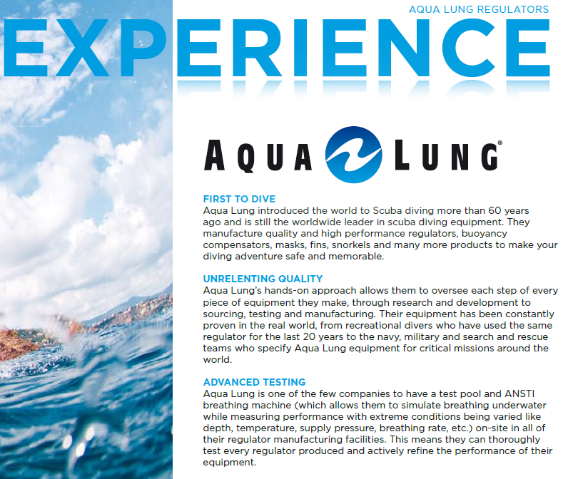 aqualung experience