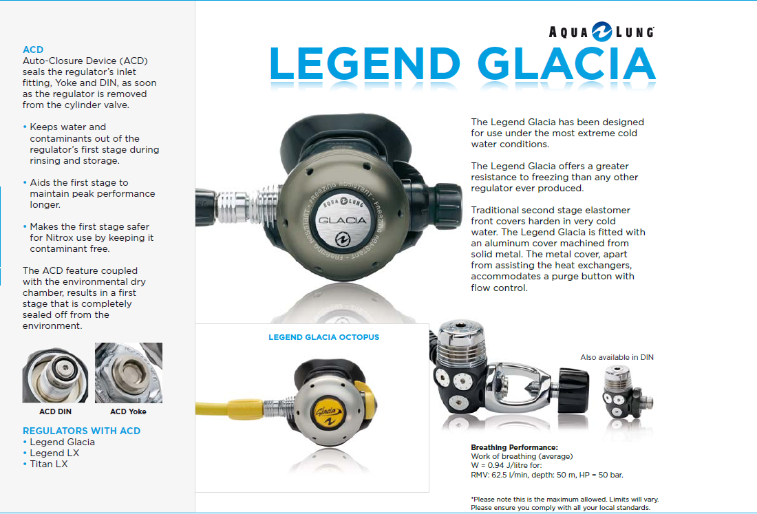 LEGEND GLACIA REGULATOR