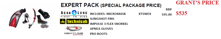 EXPERT PACK DIVER SOFTWEAR PACKAGE