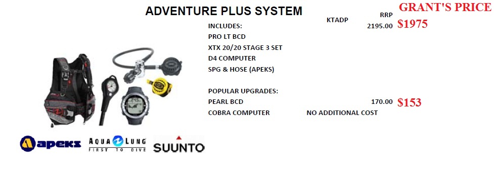 ADVENTURE PLUS DIVE SYSTEM