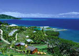 Wananavu Beach Resort Aerial View