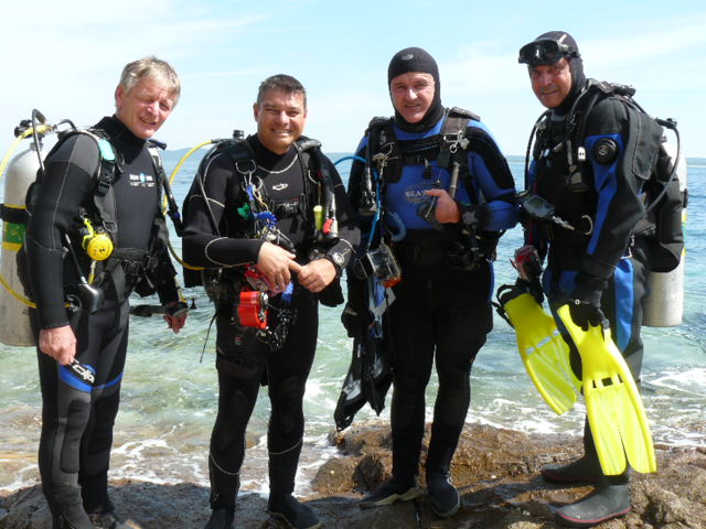 Phil L, Grant, Phil Y and Nigel