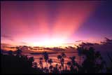 Sunset in the Solomon Islands