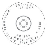 AUSTRALIAN AIR CYLINDER STAMPING MARKINGS