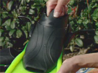 Remove the fin inserts